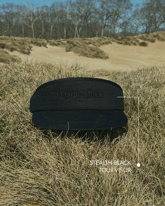 Stealth Black Proper Tour Visor