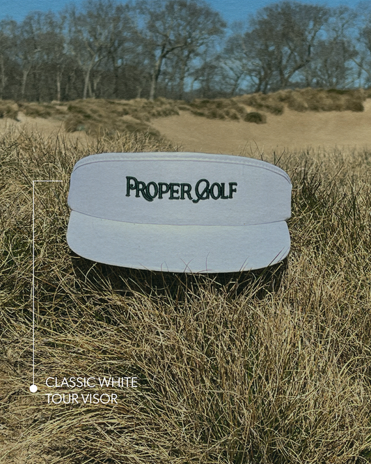 Classic White Proper Visor