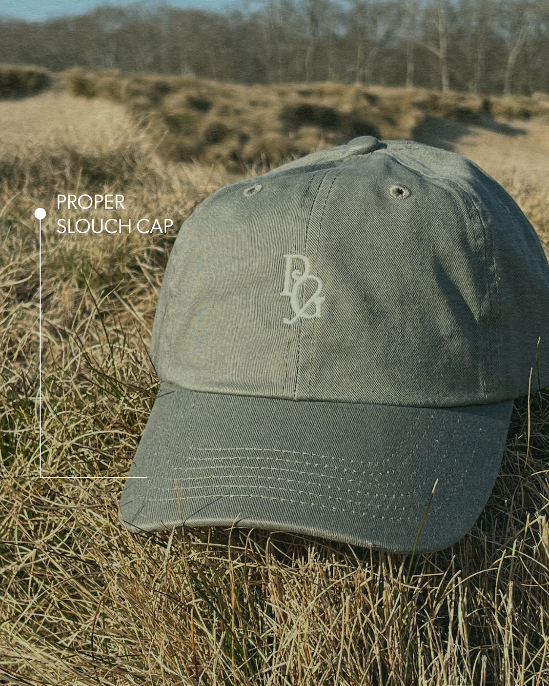 Proper Moss Green Cap